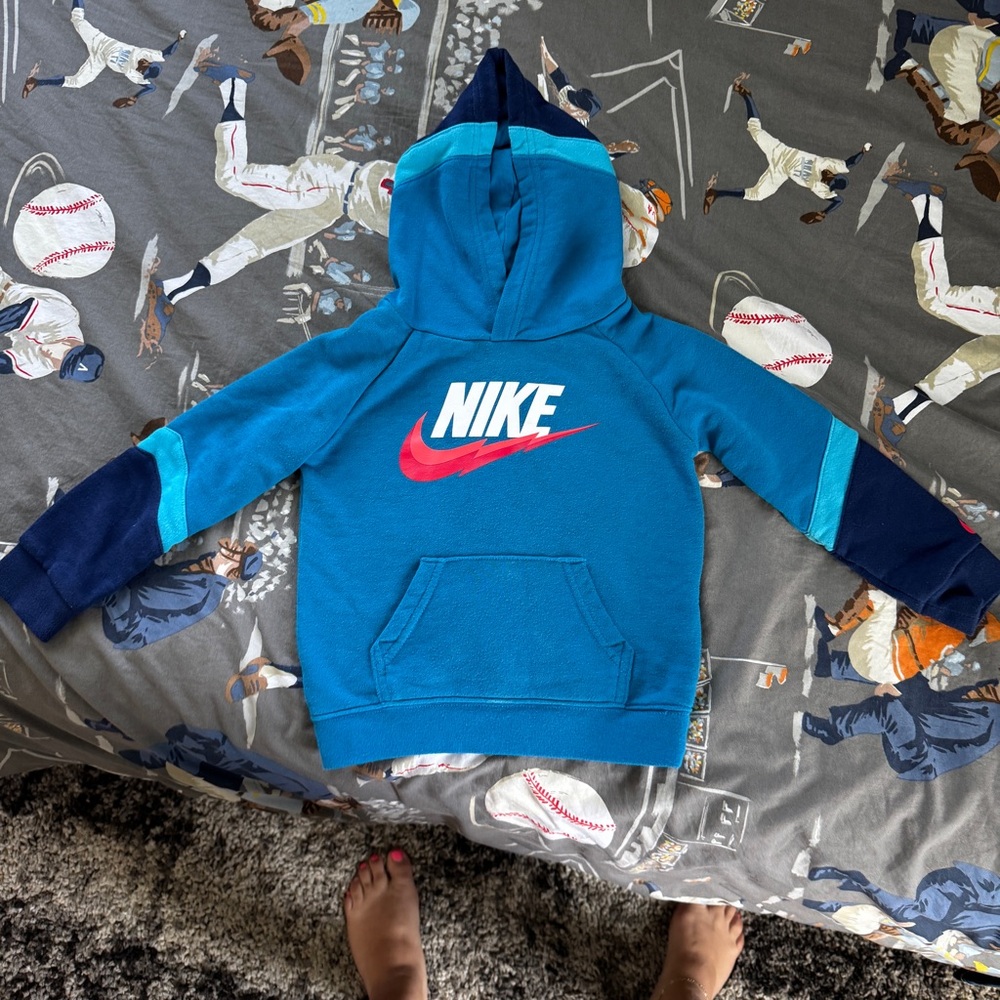 Nike Kids Blue Hoodie